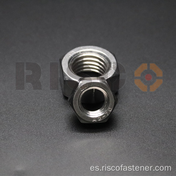 Tuerca hexagonal de acero inoxidable DIN934 SS304